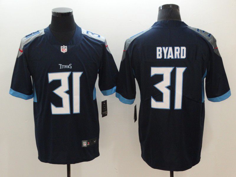 Men Tennessee Titans #31 Byard Dark Blue Nike Vapor Untouchable Limited NFL Jerseys->->NFL Jersey